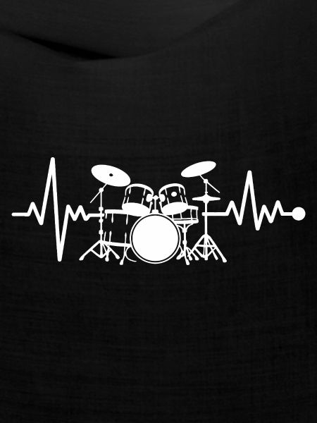 Herzschlag Drumset Kunst
