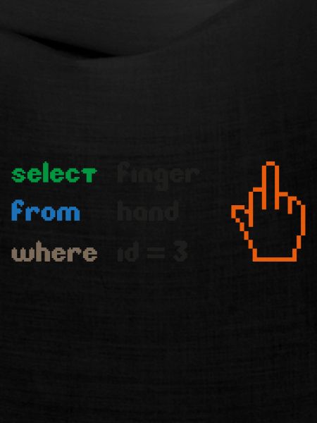 Lustige SQL-Abfrage: 8-Bit-Mittelfinger für Geeks