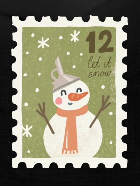 Briefmarke Schneemann
