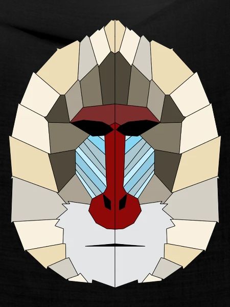 Mandrill geometrisch