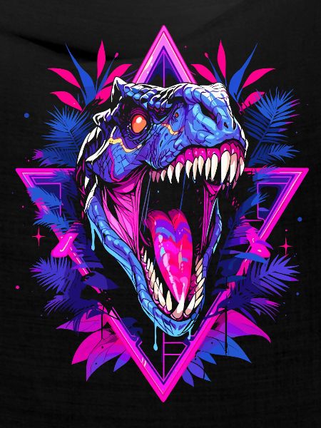 Synthwave Raptor