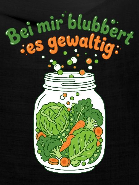 Fermentation Gemüse Einmachglas Blubbern