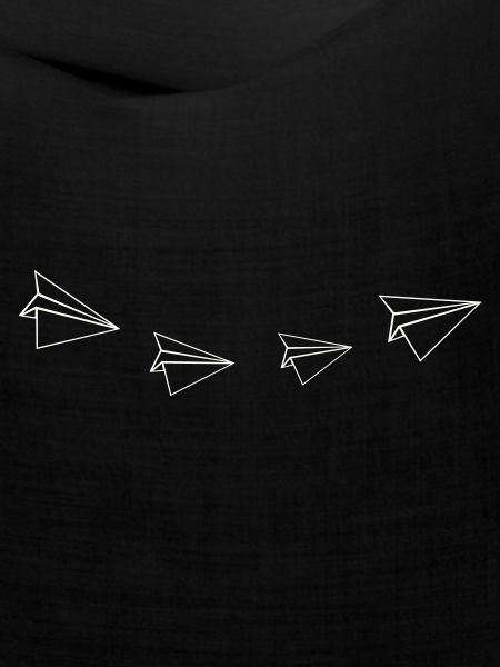 Papierflieger Linienkunst