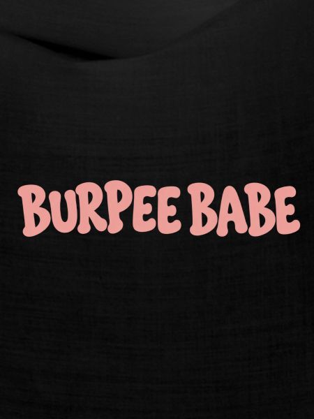 Burpee Babe Blasen-Buchstabenkunst