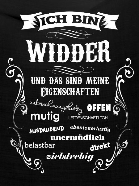 WIDDER - STERNZEICHEN