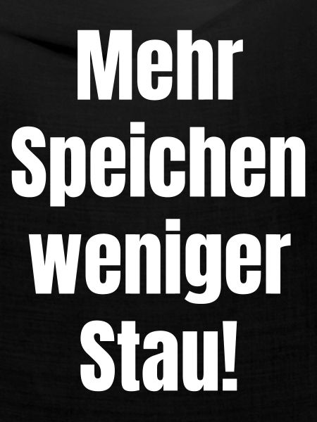 Mehr Speichen weniger Staub
