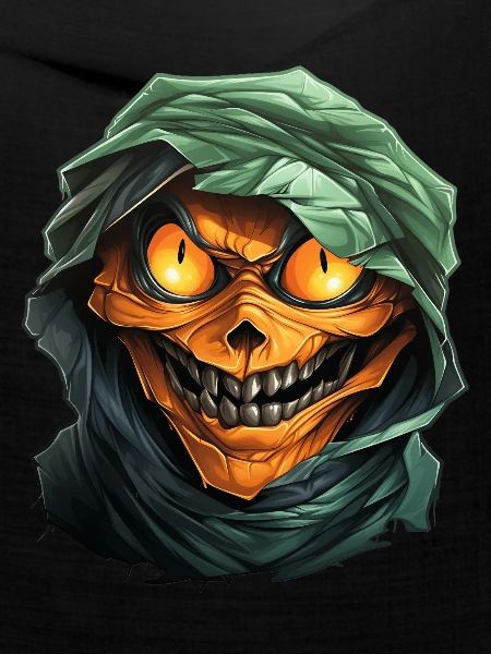 Halloween Spooky Cartoon Mummy