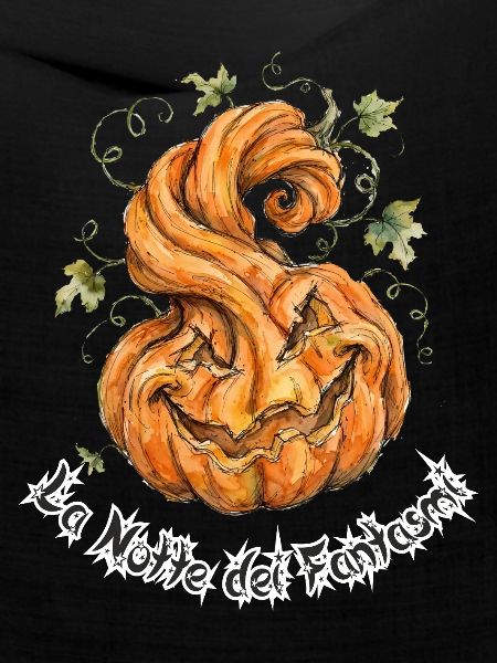 Halloween-Spiralkürbis