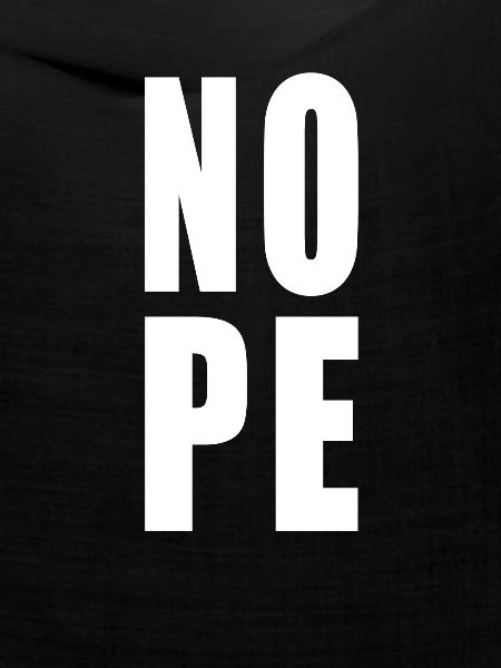 nope