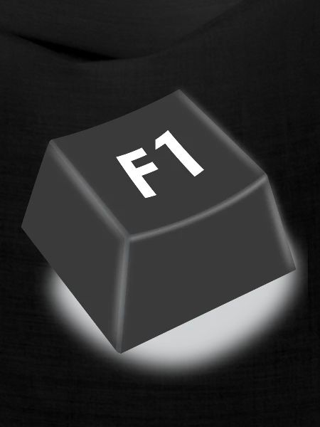 f1 Hilfe Knopf