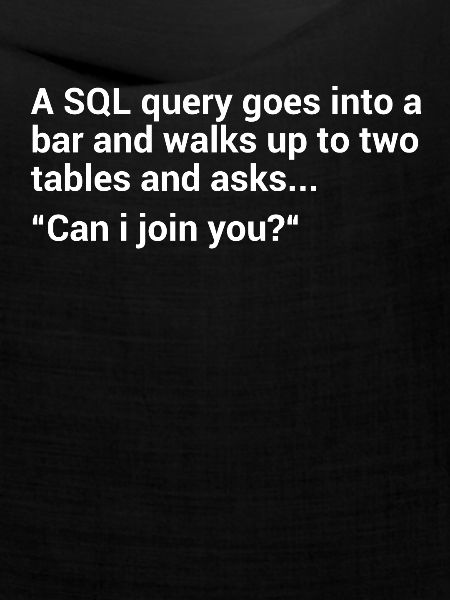 SQL Datenbank Witz