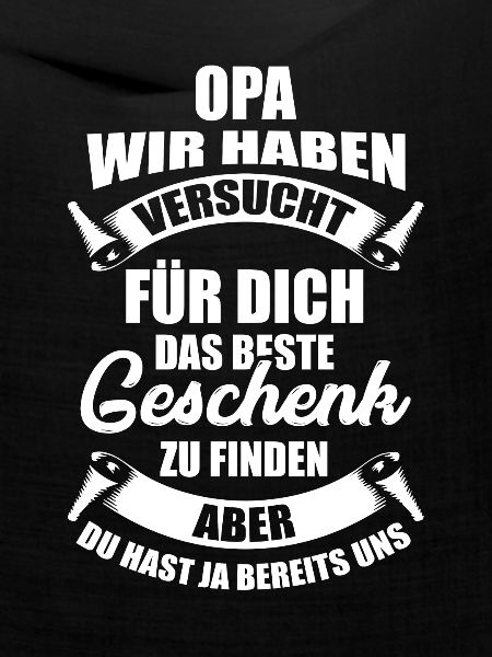 Opa Enkelkind Geschenk