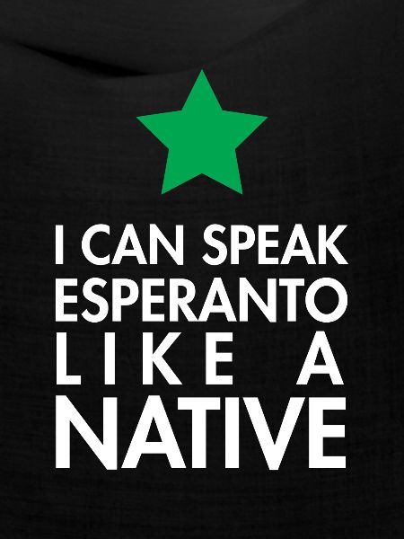 Esperanto Sprache native sprechen Geschenkidee