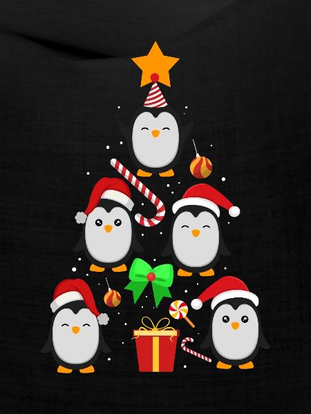 Pinguin Tannenbaum