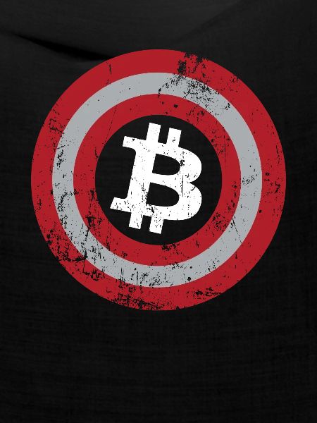 Bitcoin Button - Kryptowährung Bitcoins