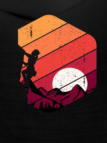 Felsklettern Klettern Retro
