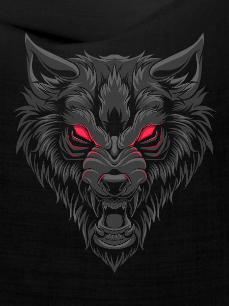 Fenrir Wolf - Wikinger Symbol