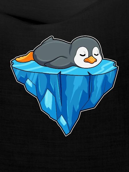 Pinguin Eisscholle