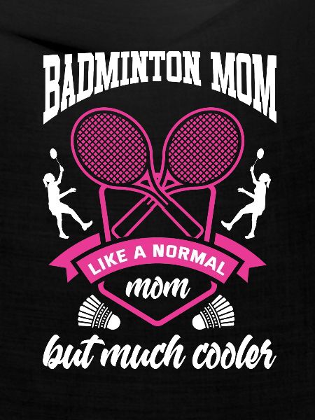Badminton Mutter Federball Badmintonspieler
