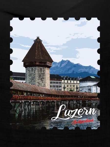 Luzern Kapellbrücke Panorama
