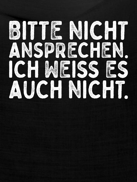 Bitte Nicht Ansprechen