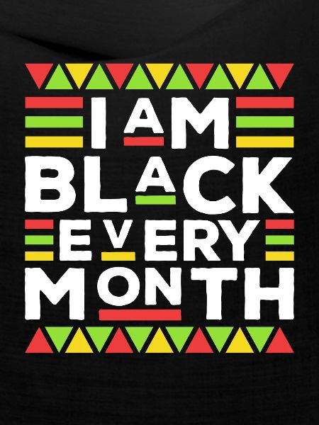 Im black every month