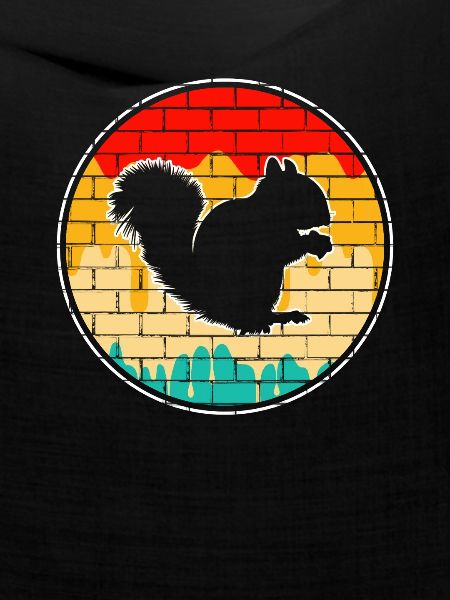 Eichhörnchen Retro