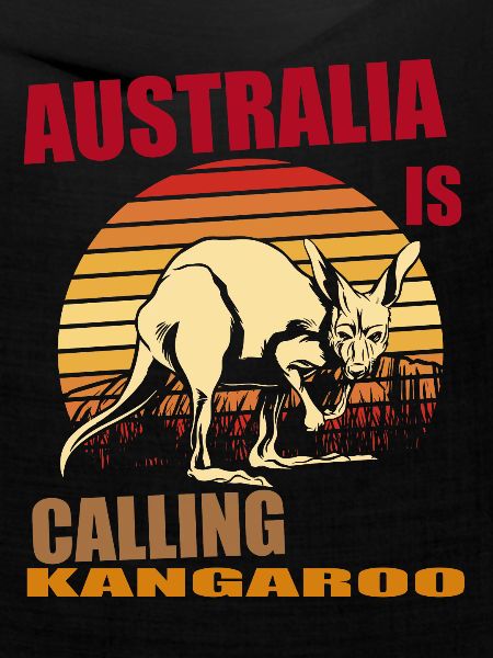 Känguru Retro Australien Calling Outback
