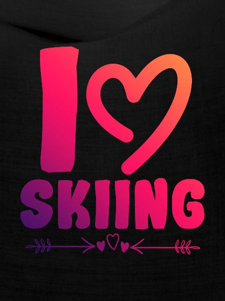 Ich liebe Skiing