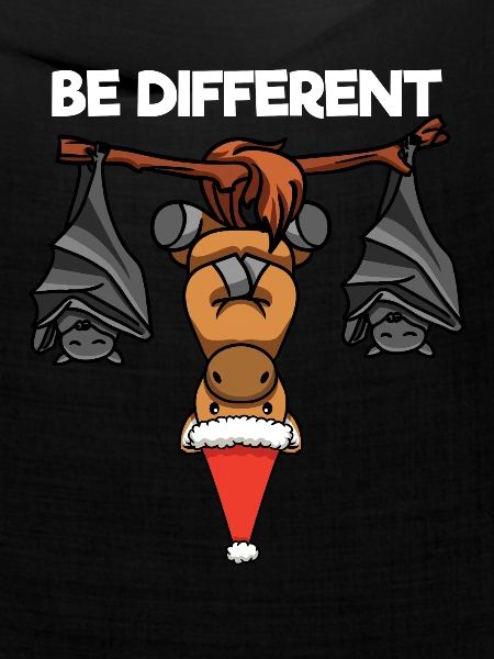 Be Different Pony Fledermaus Weihnachtsmann