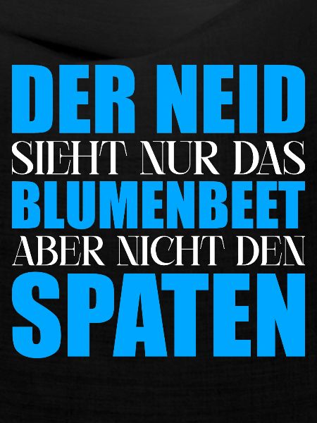 Neid Blumenbeet Spaten