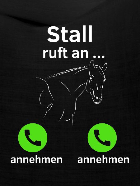 Stall ruft an - annehmen oder annehmen?