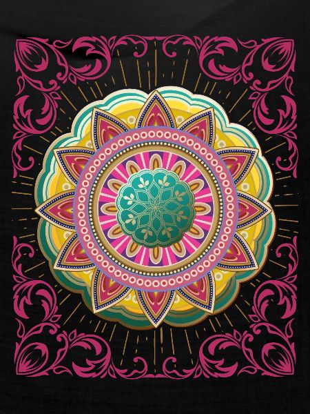Arabesque, Mandala-Design, 3d-Mandala
