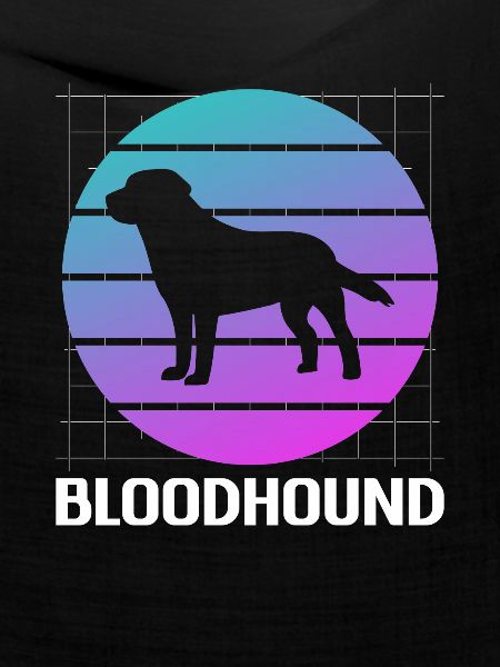 Retro Bluthund-Bluthund-Hundeliebhaber