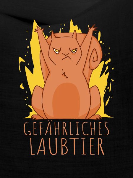 Gefährliches Laubtier Eichhörnchen