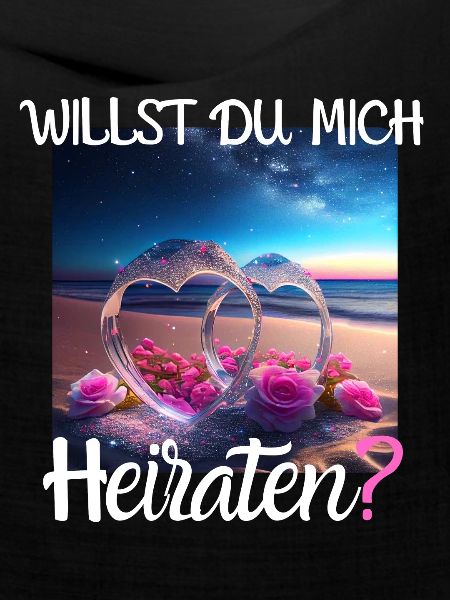 Heiratsantrag für Hochzeit oder Verlobung -