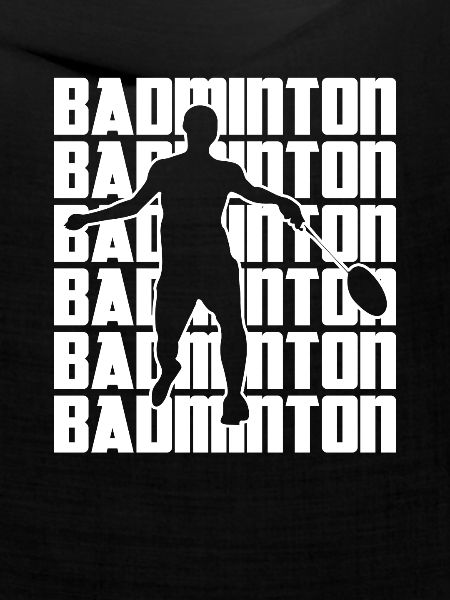 Cooler Badmintonspieler