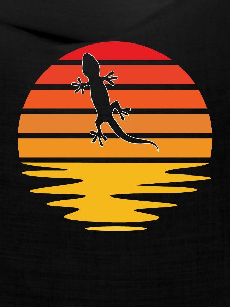Eidechse Retro