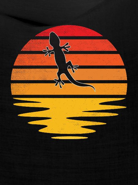 Eidechse Retro