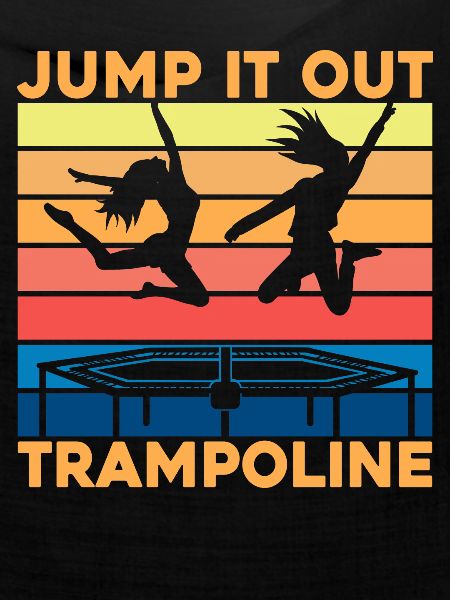 Herausspringen Trampolin