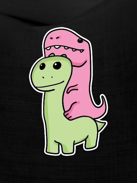 Zwei Dinosaurier