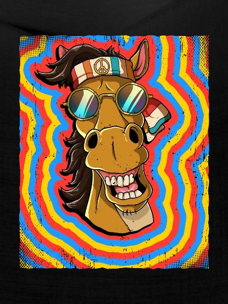 Hippie Pferd Psychedelisch Trippy