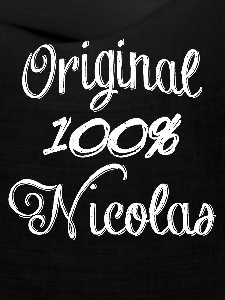 Original 100% Nicolas