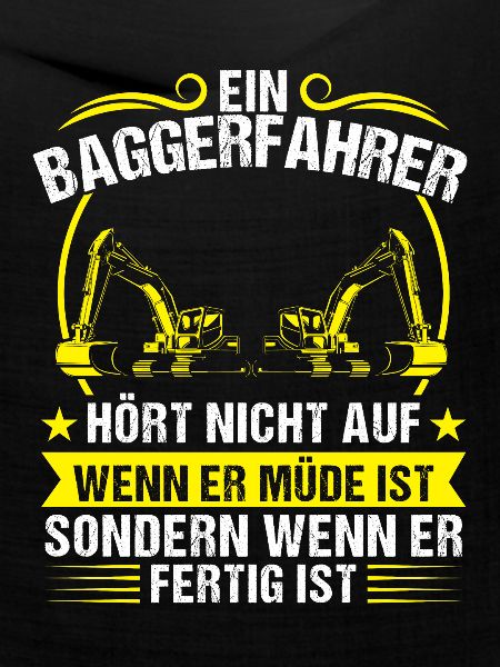 Baggerfahrer Beruf Lader Geschenk