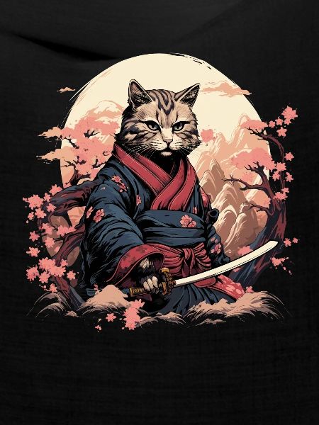 Ninja Cat Samurai Artwork