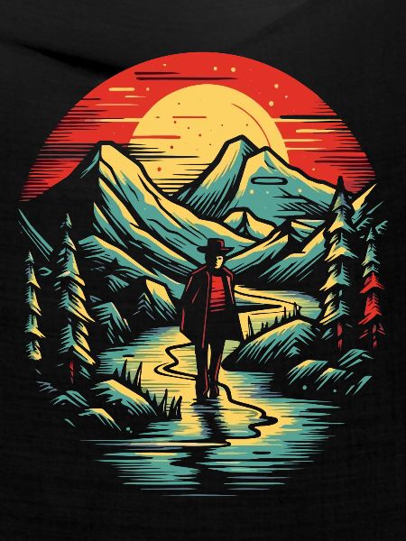 Der einsame Wanderer