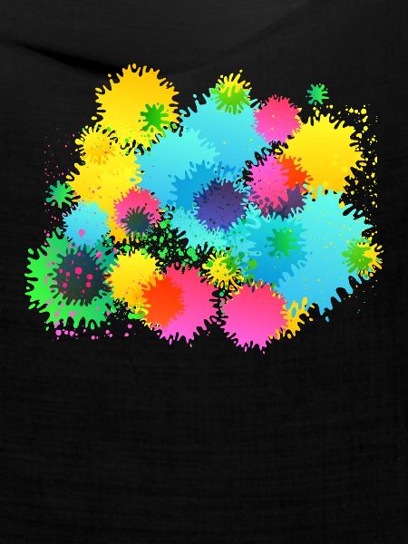Paintball-Farbspritzer