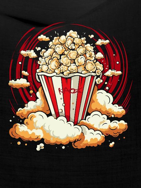 Knalliges Popcorn