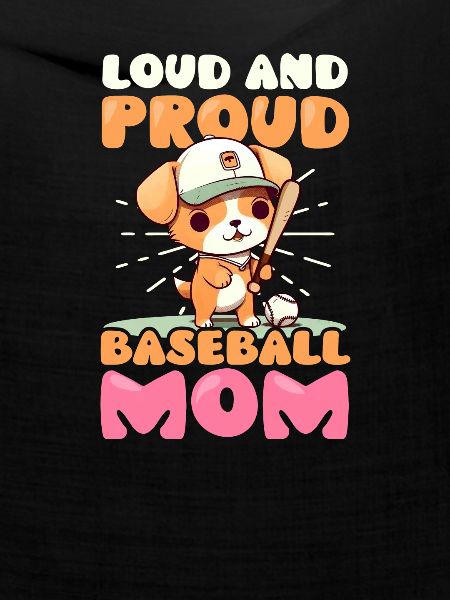 Baseball-Mutter Laute Stolze Baseball-Mutter