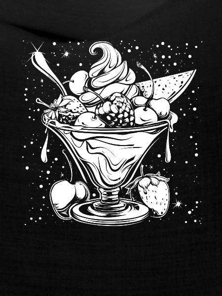 Eisbecher Zeichnung